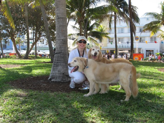 Amy Jo with Luke and Cleo