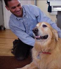 Dr. Kruesi with Chuff